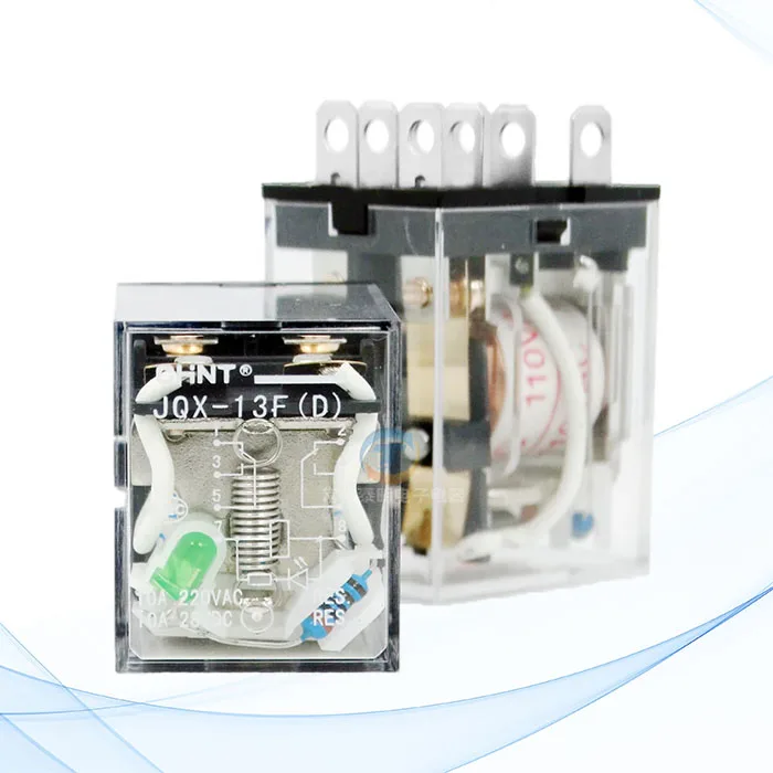 CHINT JQX-13F (D) MINIATURE HIGH POWER ELECTROMAGNETIC RELAY 2Z PIN WITH LAMP
