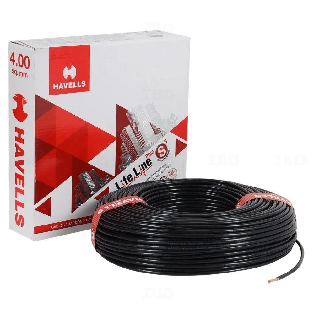 HAVELLS LIFE LINE 4mm² SINGLE CORE CABLE 100m image 2