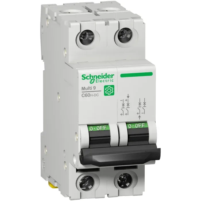 Schneider Electric Acti9 C60H-DC 2 Pole MCB Breaker