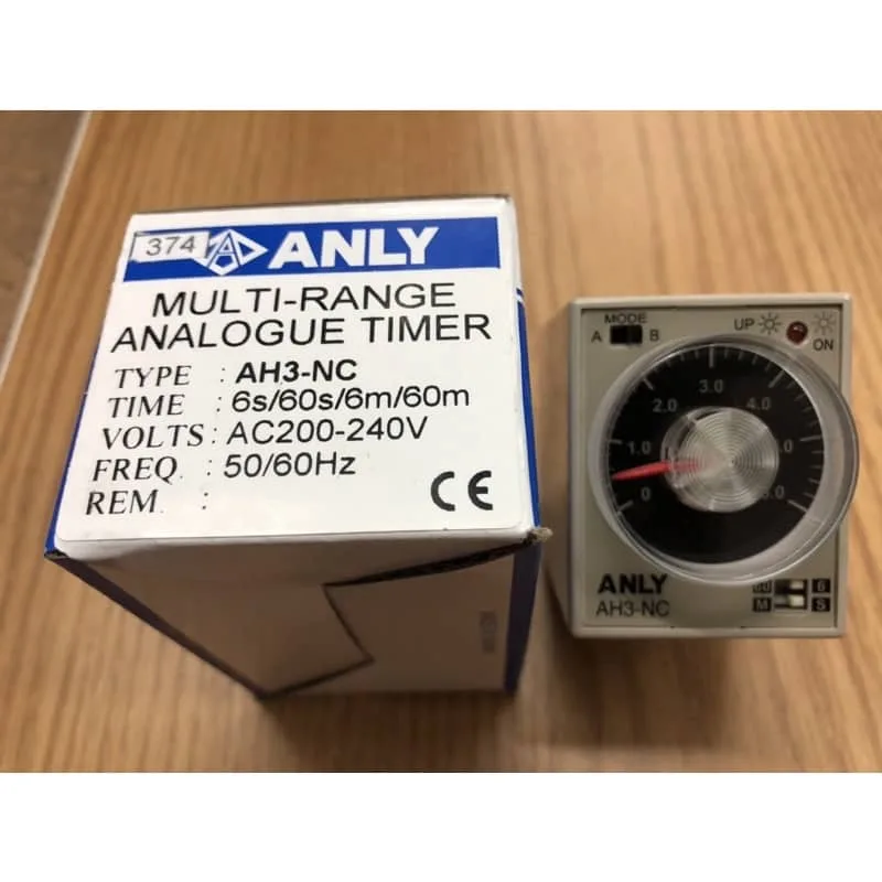 ANLY TIMER AH3-NC 220V Multi Range Analogue Timer