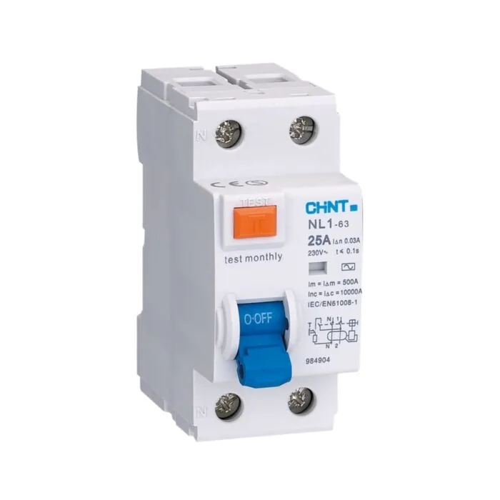 CHINT NL1-63 2P RCCB (RESIDUAL CURRENT/EARTH LEAKAGE BREAKER)