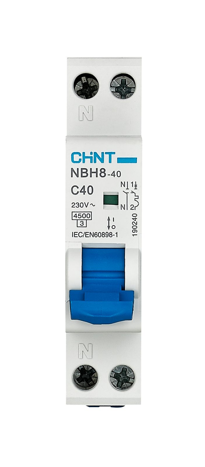 CHINT NBH8-40 1P+N MCB