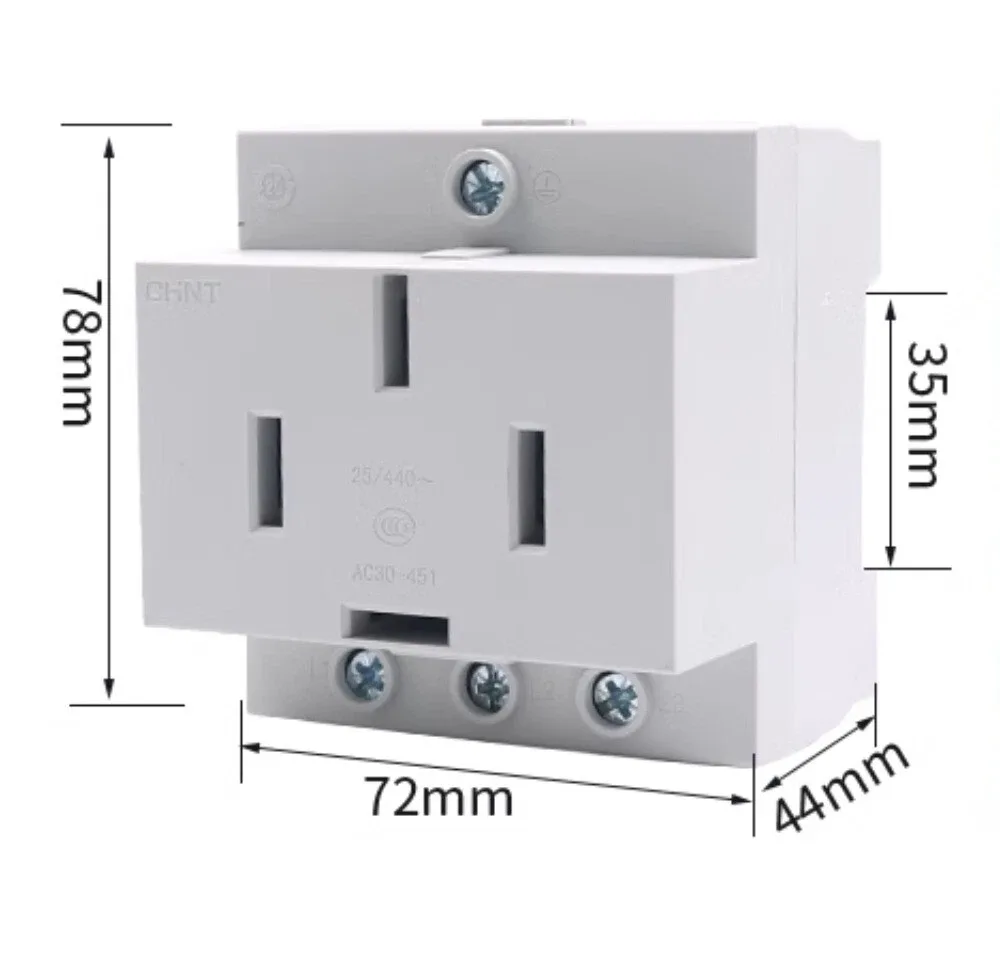 CHINT MODULAR MULTIFUNCTION DIN RAIL SOCKET image 2