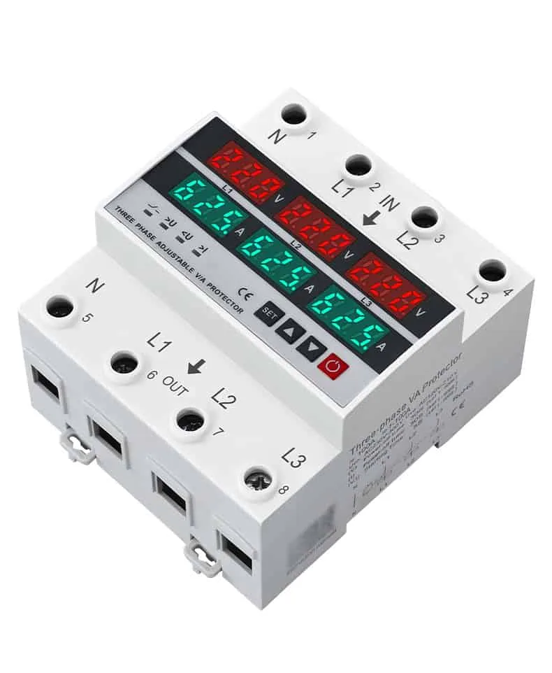 THREE PHASE ADJUSTABLE VOLTAGE PROTECTOR
