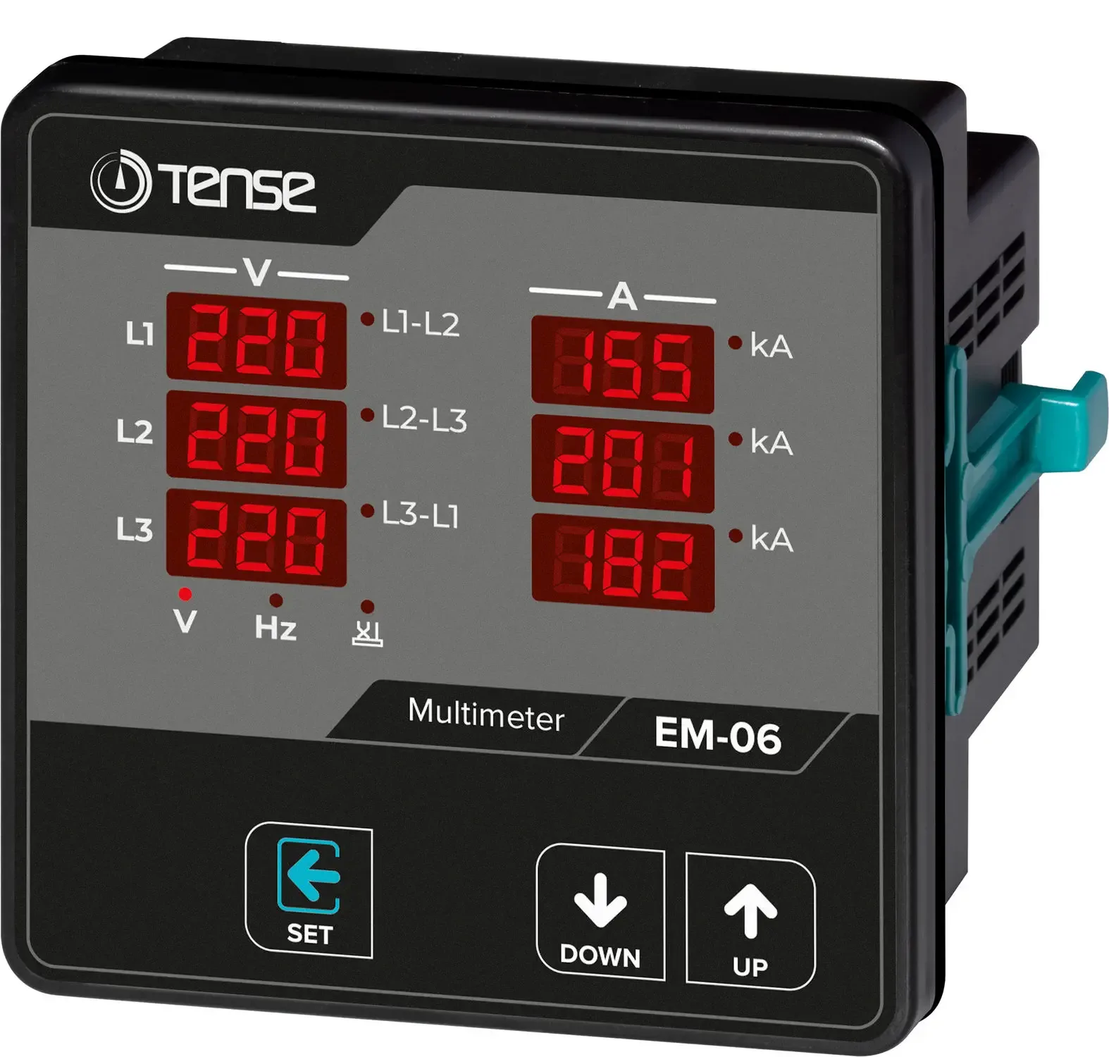 THREE PHASE DIGITAL PANEL MULTIMETER (AC)