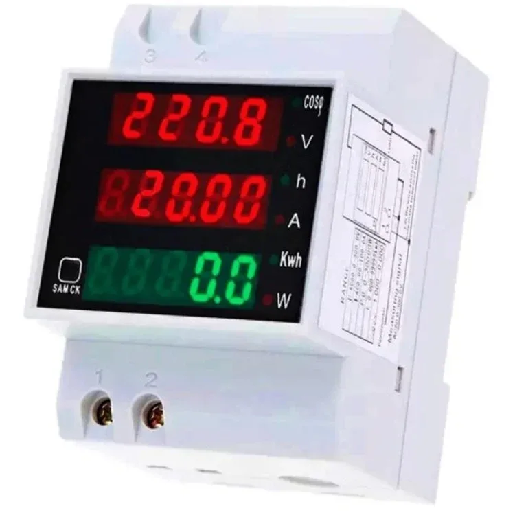 MULTIFUNCTION AC VOLTAGE CURRENT POWER FACTOR METER