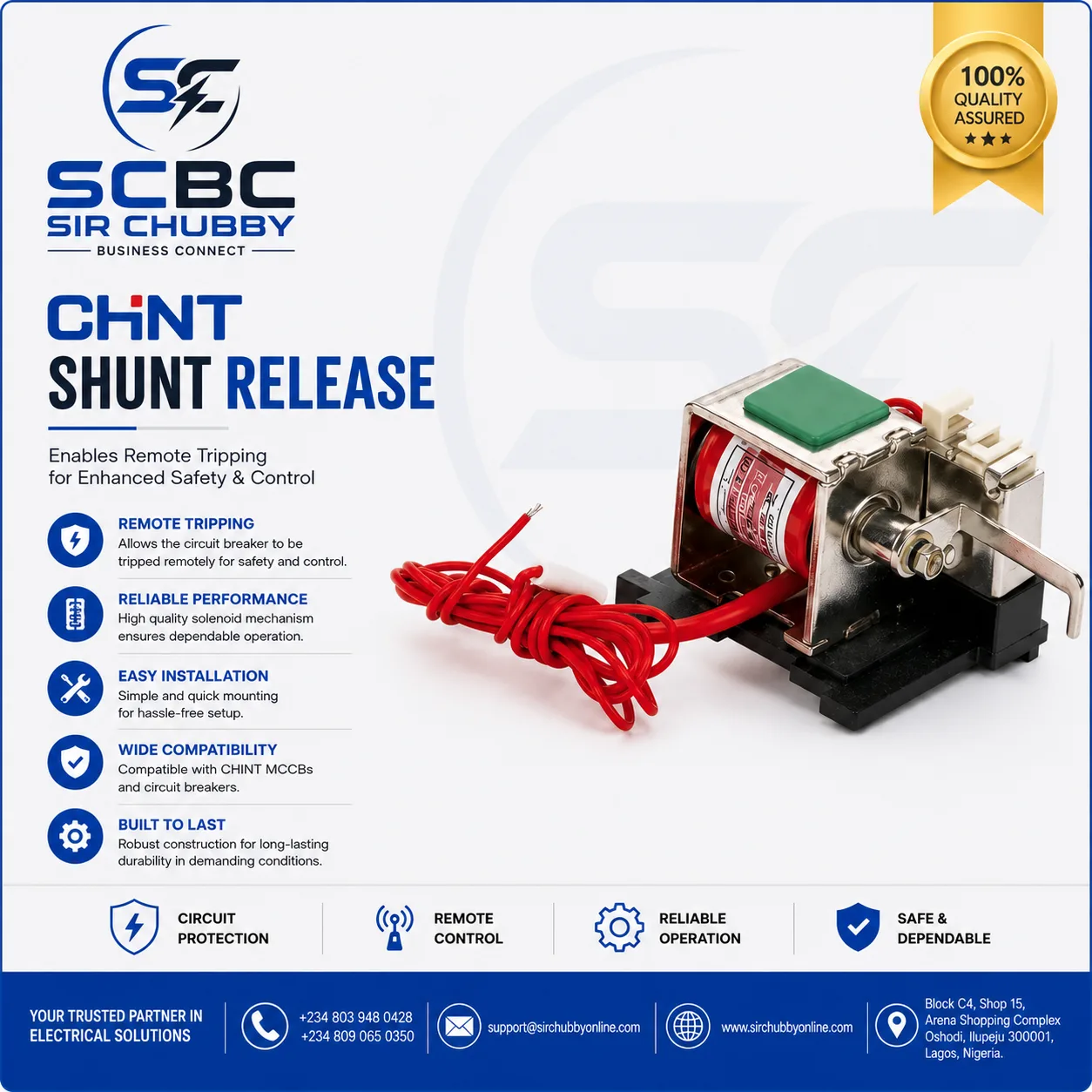 CHINT DC 24V SHUNT RELEASE