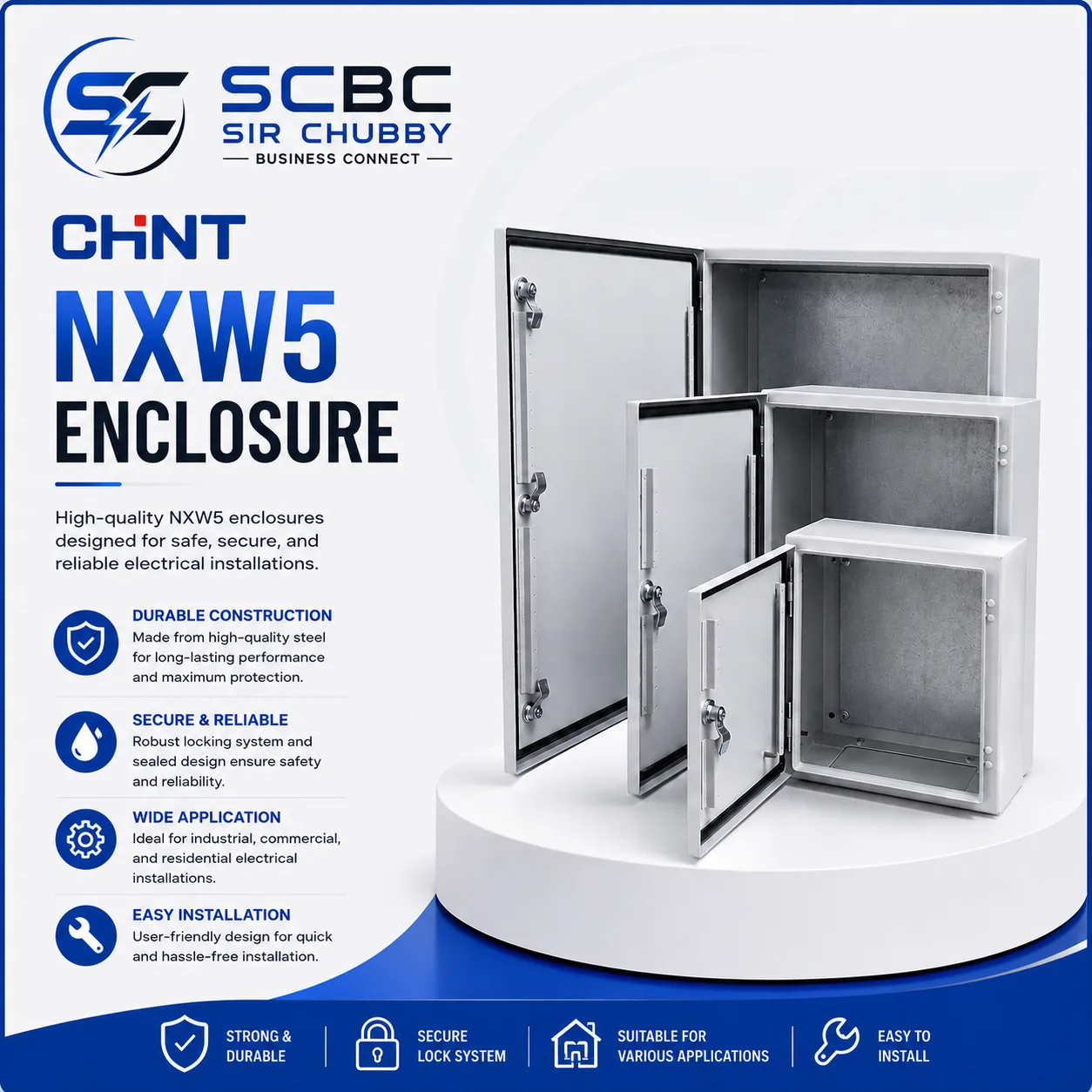 CHINT NXW5 WALL MOUNTING ENCLOSURE