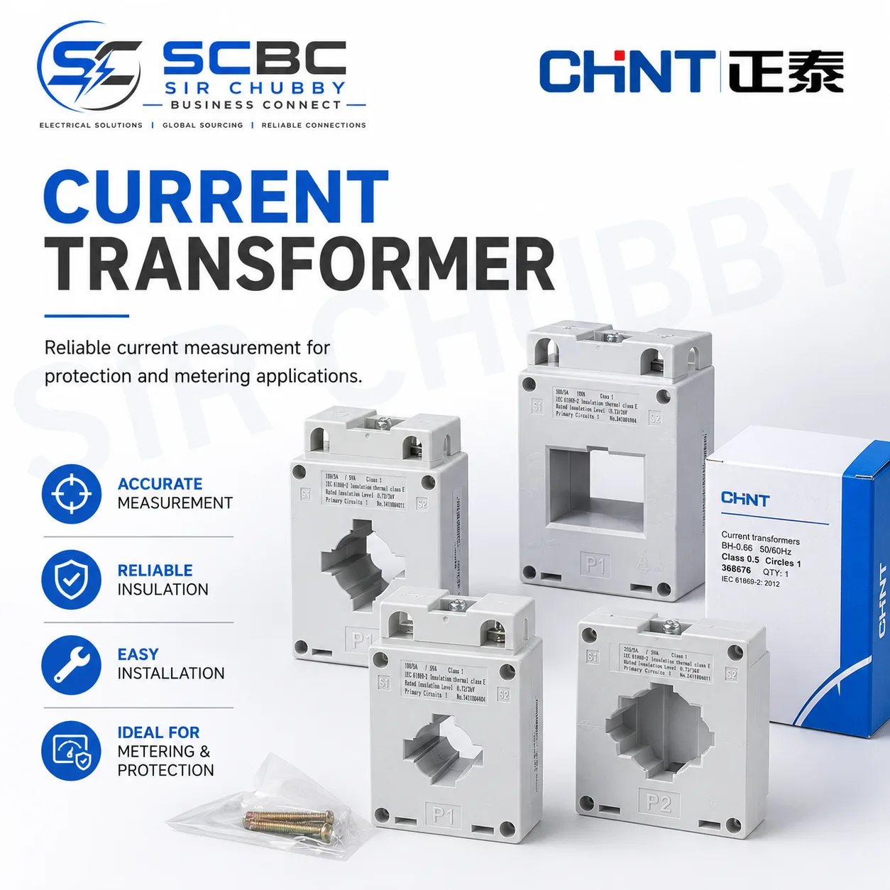 CHINT CURRENT TRANSFORMER (CT) BH SERIES