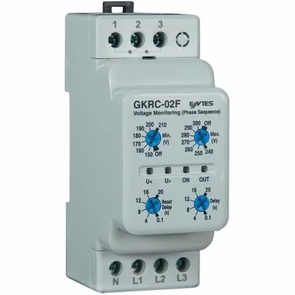 ENTES PHASE / VOLTAGE MONITORING RELAY 3 PHASE SPDT DIN RAIL