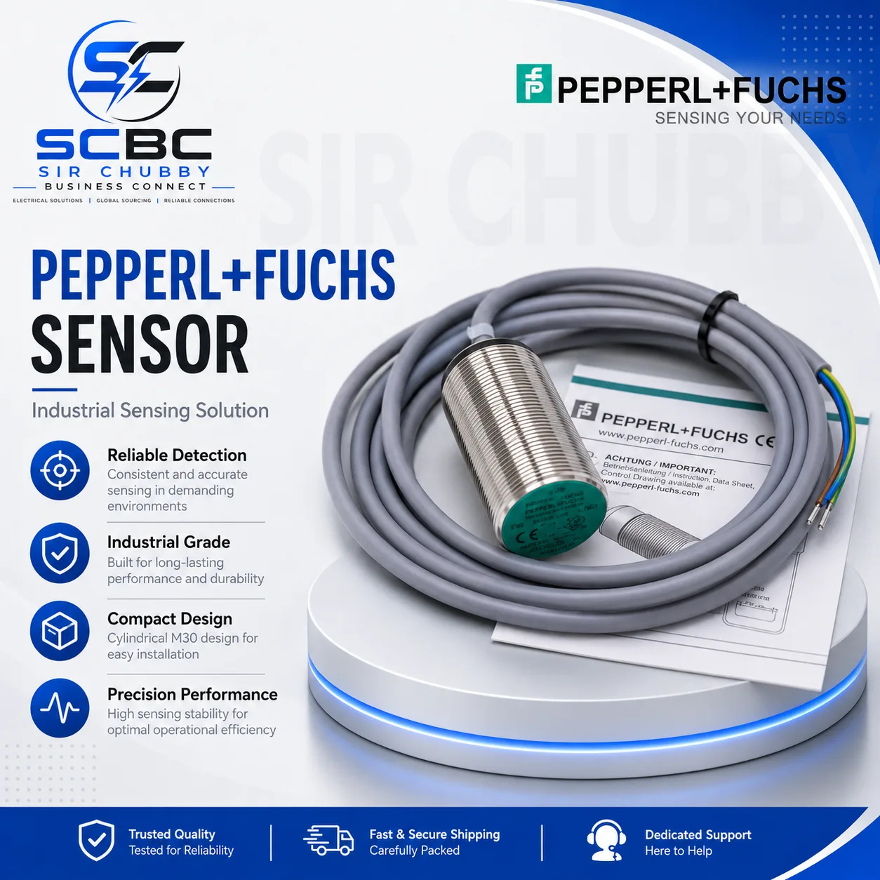 Pepperl+Fuchs Retroreflective Photoelectric Sensor