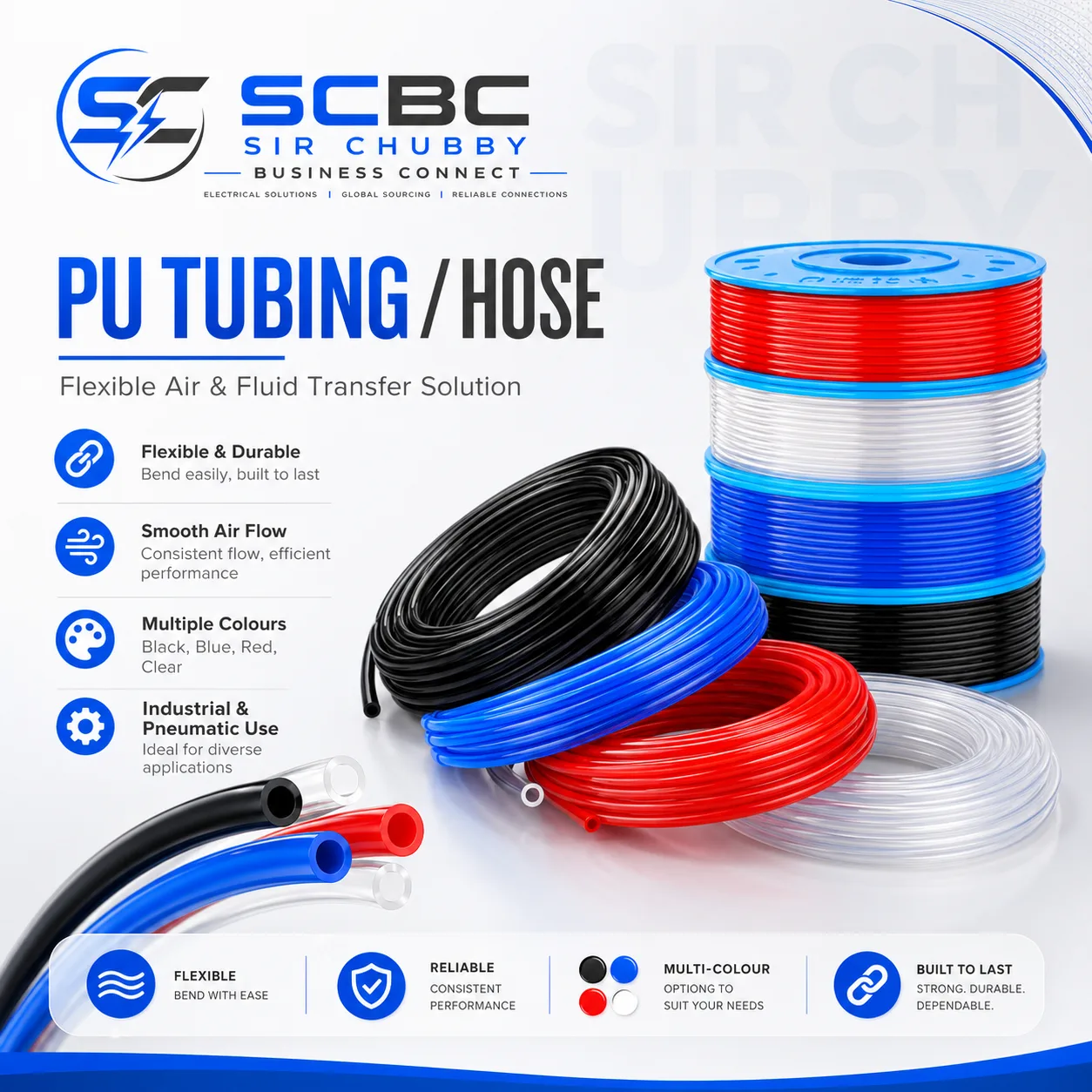 6mm 8mm 10mm 12mm AIR HOSE PNEUMATIC TUBE PIPE PU HOSES FOR COMPRESSOR POLYURETHANE TUBING