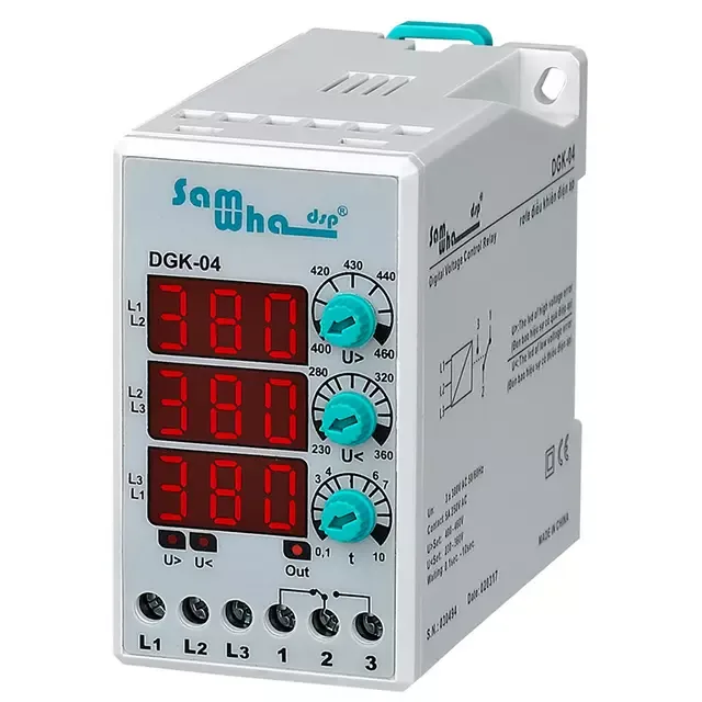 PHASE SEQUENCE 3 PHASE VOLTAGE PROTECTION RELAY VOLTAGE MONITOR